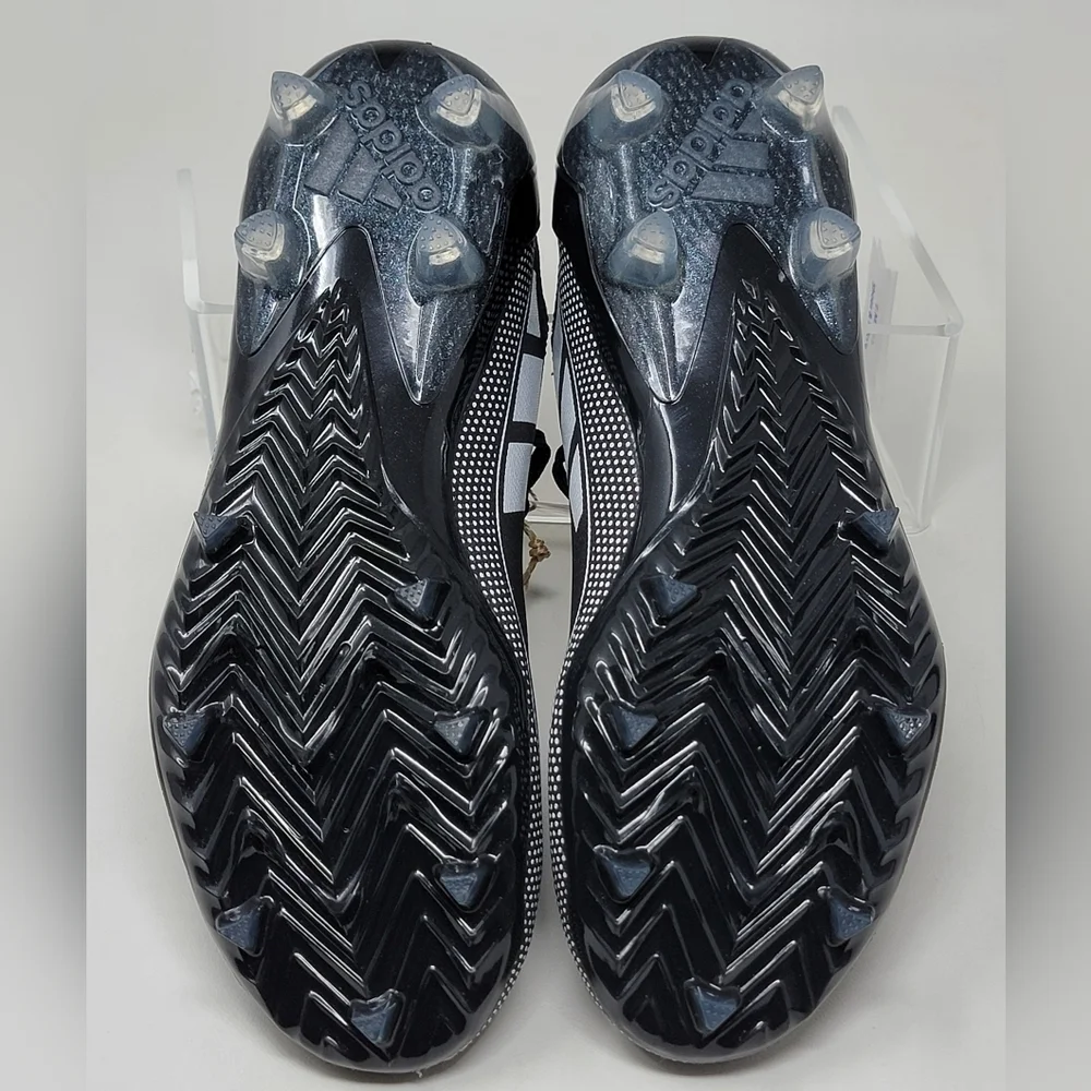 Adidas Adizero Electric.1 IF2426 Black White Football Cleats Men's Size 8 New
